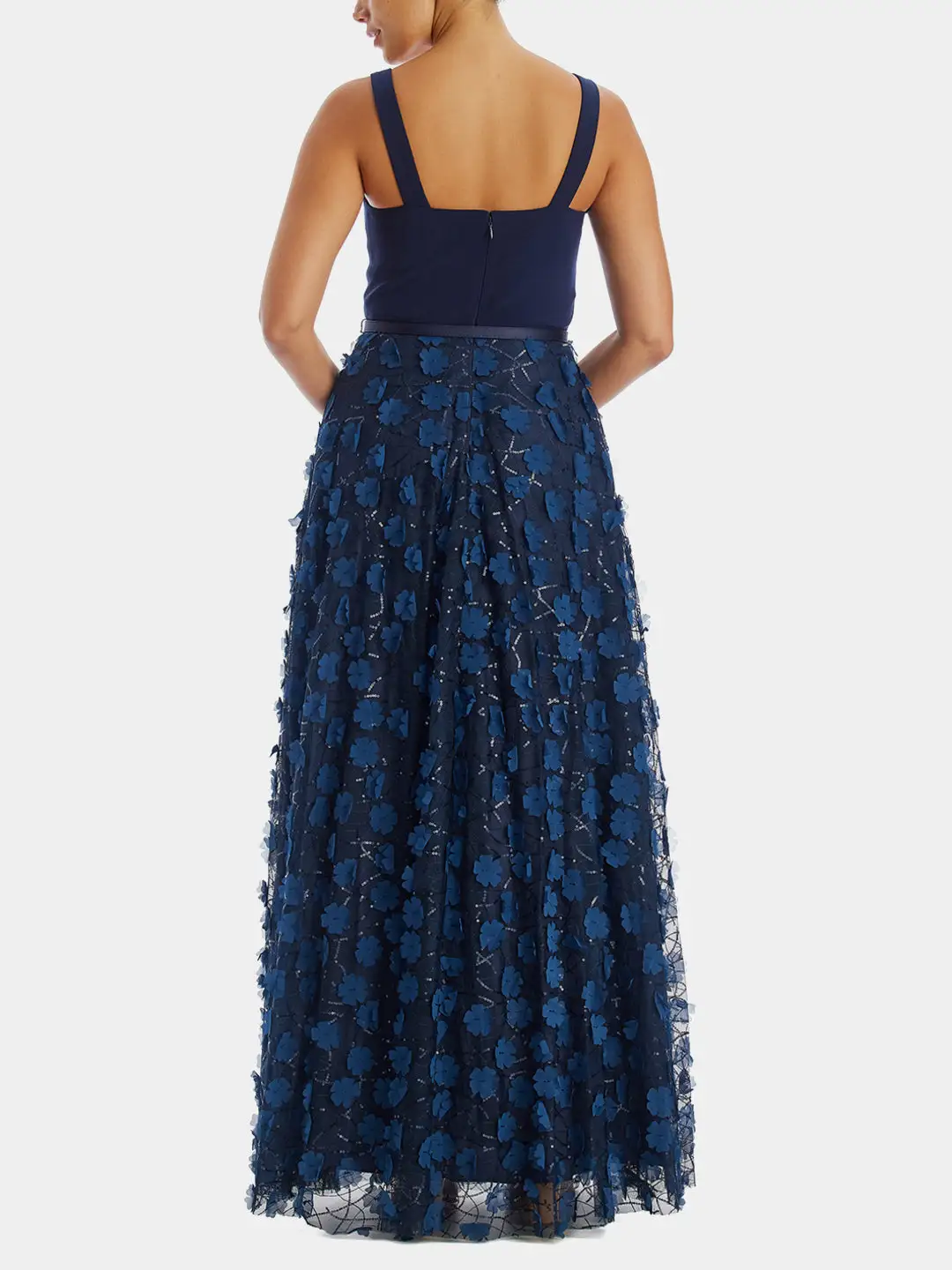 Eliza J Sleeveless Gown W Skinny Belt 7 Eliza J Sleeveless Gown W Skinny Belt - Image 5