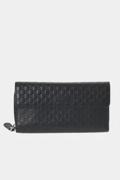 Microguccissima Zip Around Wallet