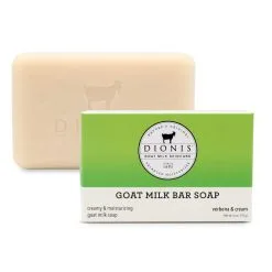 Dionis Goat Milk Skincare Verbena & Cream Goat Milk Bar Soap