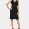 SL Fashions Short V-Neck Sheath Dress -Jewelry Accessories e1b72721 bed6 4f20 aca9 ab71c5d095e4