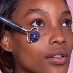 SKIN GYM Blue Sodalite Facial Roller -Jewelry Accessories e3317a41 1f64 44f0 b665 6d1c4f708c23 1258dfc3 8788 41de b006 69700a95ab1a