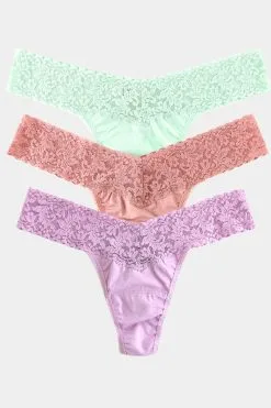 HANKY PANKY Holiday Cotton Low Rise Thong 3-Pack -Jewelry Accessories e4dd39c1 c558 41c8 aac3 c7671cc42f24