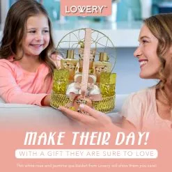 Lovery White Jasmine Perfume Gift Spa Basket 13-Piece Set -Jewelry Accessories e6e6349a b8d7 4f58 ad50 ad3e97ea0282