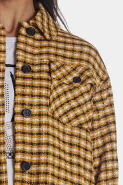 KARL LAGERFELD Long Plaid Jacket -Jewelry Accessories e7c2d746 de6d 4431 b50b 4a83309b9718