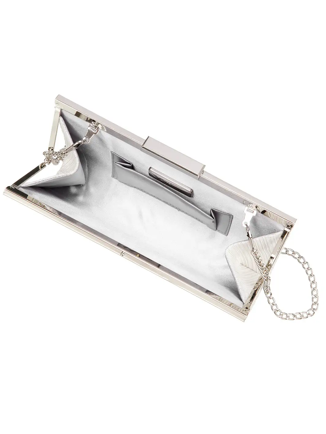 NINA Winslet Metallic Patterned Frame Clutch 13 NINA Winslet Metallic Patterned Frame Clutch - Image 11