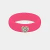 Casual Carats Pave Heart Hot Pink Silicone Ring -Jewelry Accessories f7ad0a14 55ac 4823 add3 1c6d74afdefb