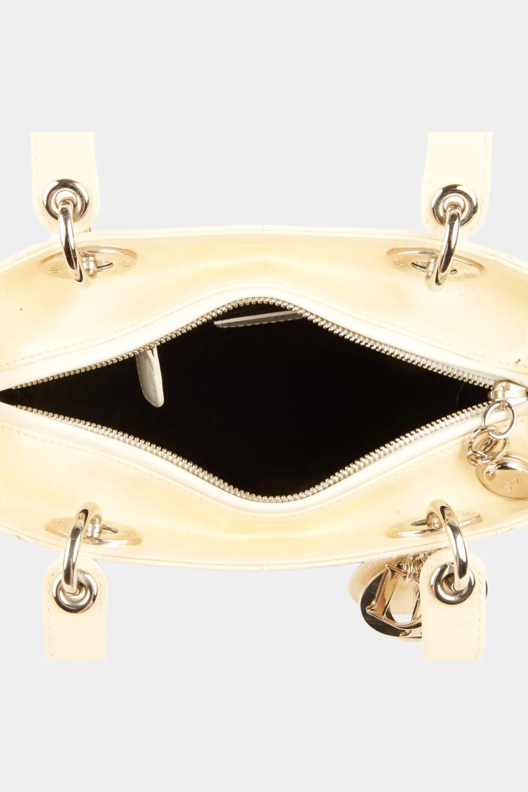 Lady Dior Patent GHW Large Cannage Handbag 4 Lady Dior Patent GHW Large Cannage Handbag - Image 2