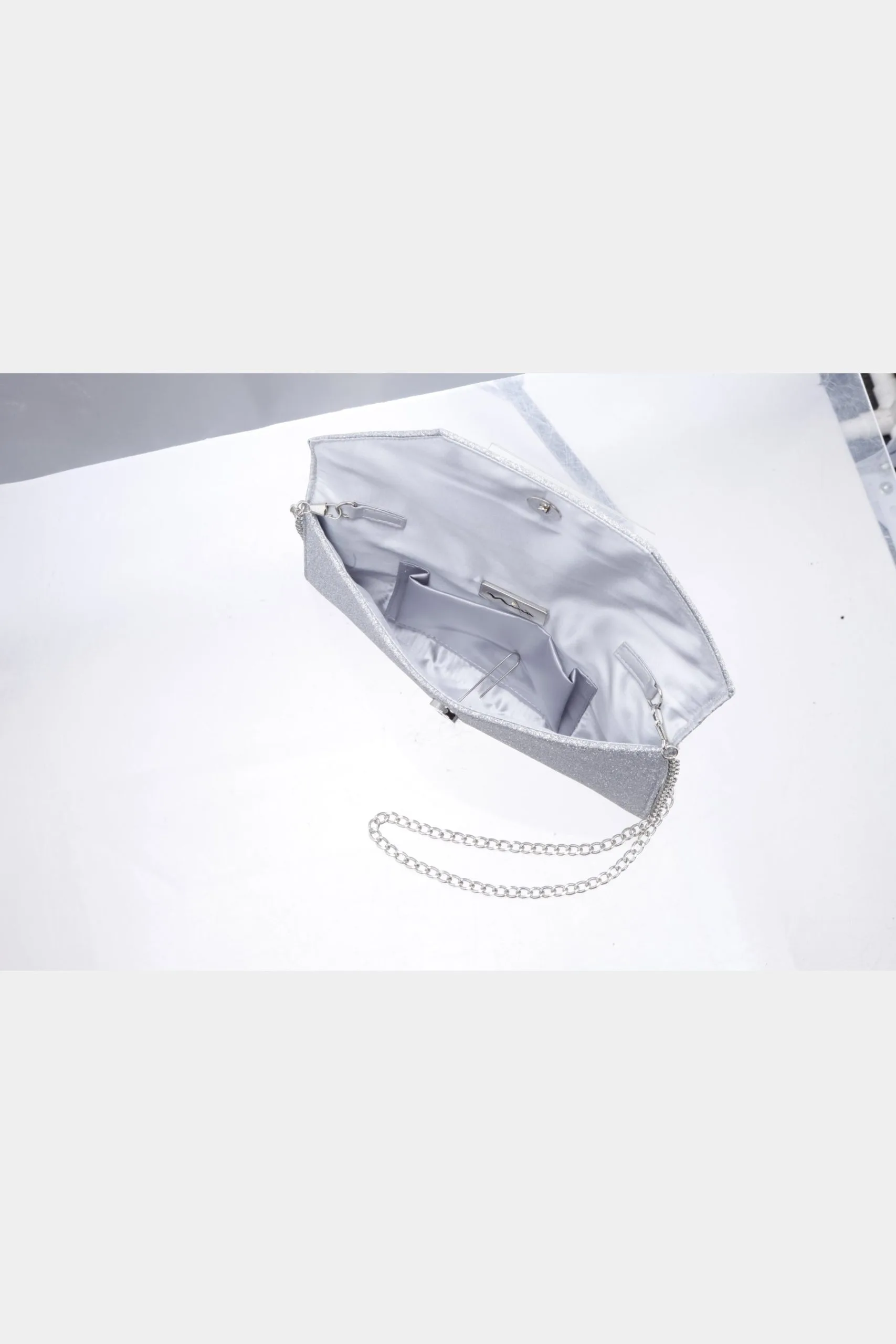 NINA Crystal Buckle Envelope Clutch 10 NINA Crystal Buckle Envelope Clutch - Image 8