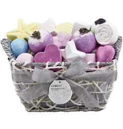 Lovery Scented Bath Bombs Basket 18-Piece Set -Jewelry Accessories fdf54d46 af26 439d bbbd fc1584c64c22