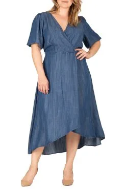 Standards & Practices Puff Sleeves High Low Tencel Dress 13 Standards & Practices Puff Sleeves High Low Tencel Dress -Jewelry Accessories feda89ad a48a 4d7d a672 72c05e8ee663